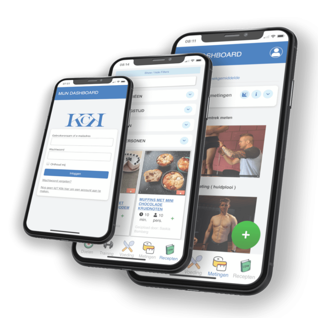 online coaching platform personal training weergave